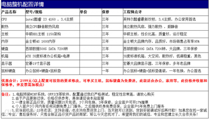 北京组装电脑高配置清单 北京组装电脑高端配置报价单